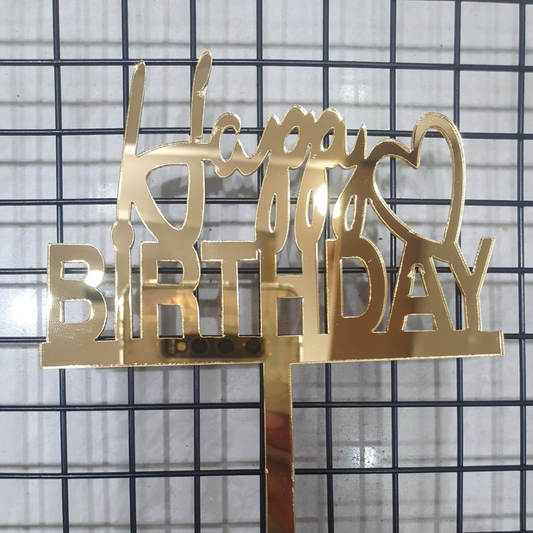 Acrylic Birthday Toppers
