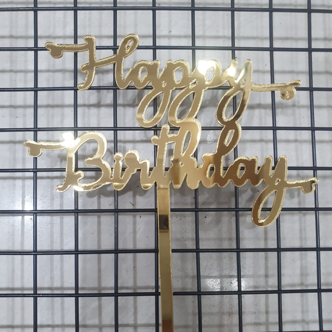 Acrylic Birthday Toppers