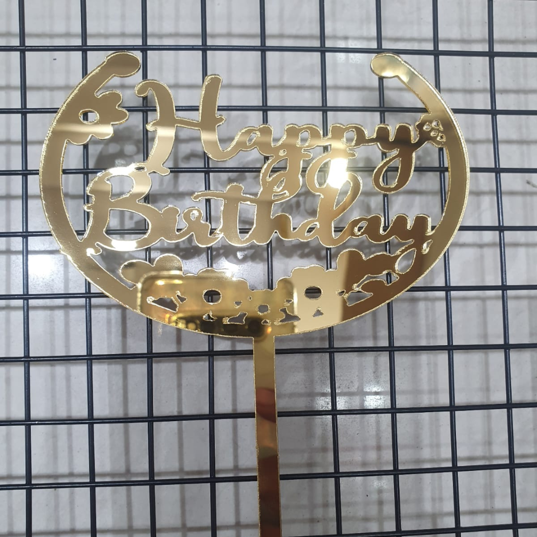 Acrylic Birthday Toppers