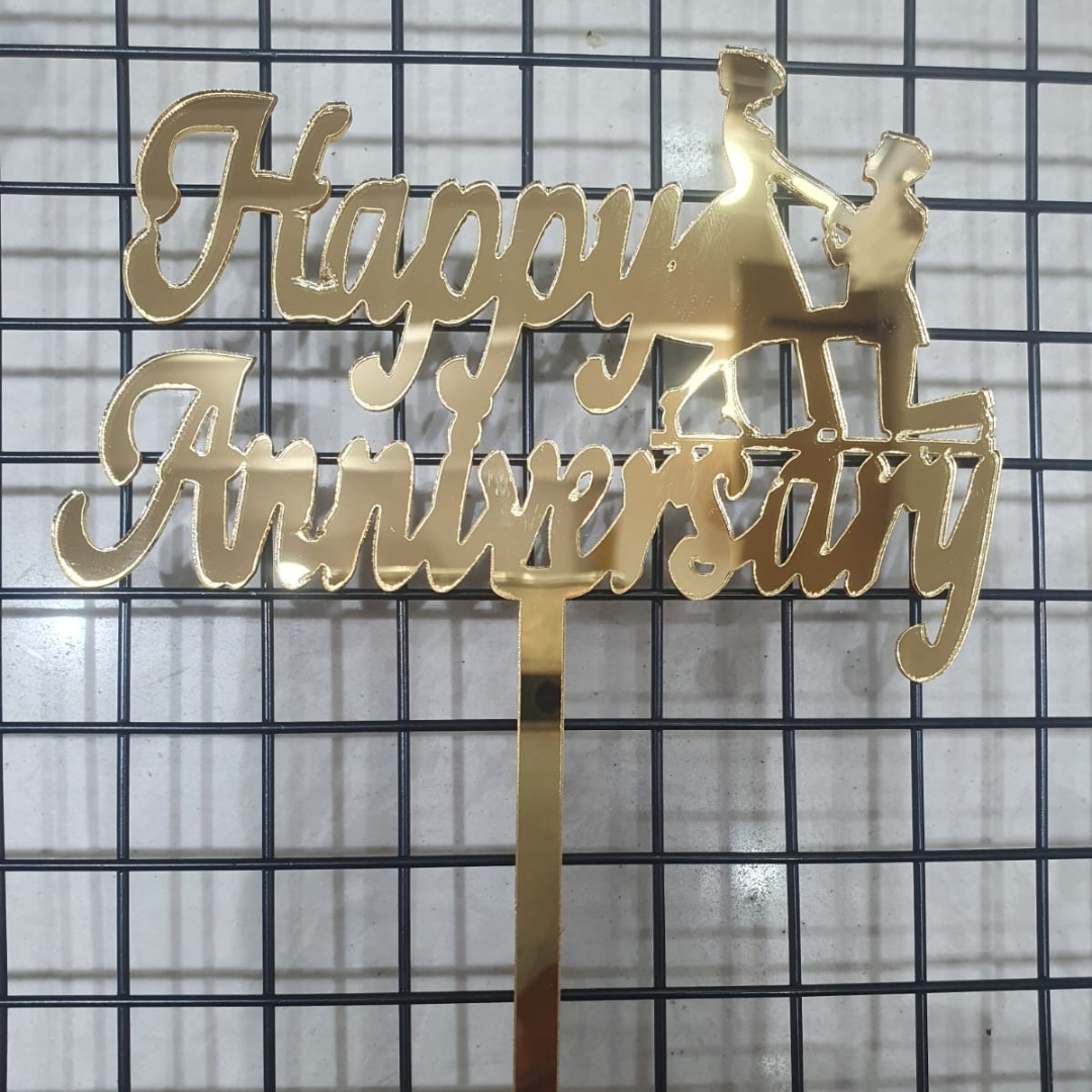 Acrylic Anivesary Toppers