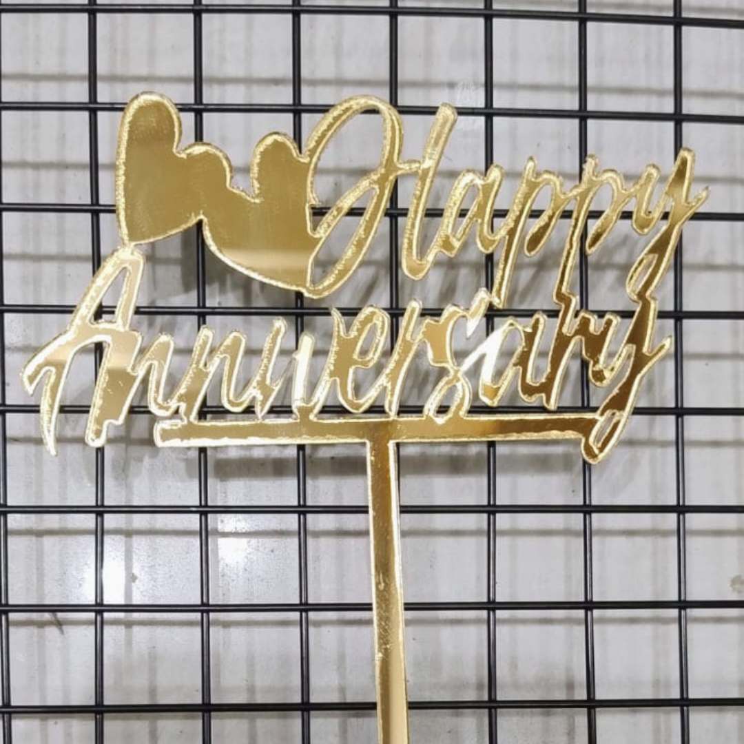 Acrylic Anivesary Toppers