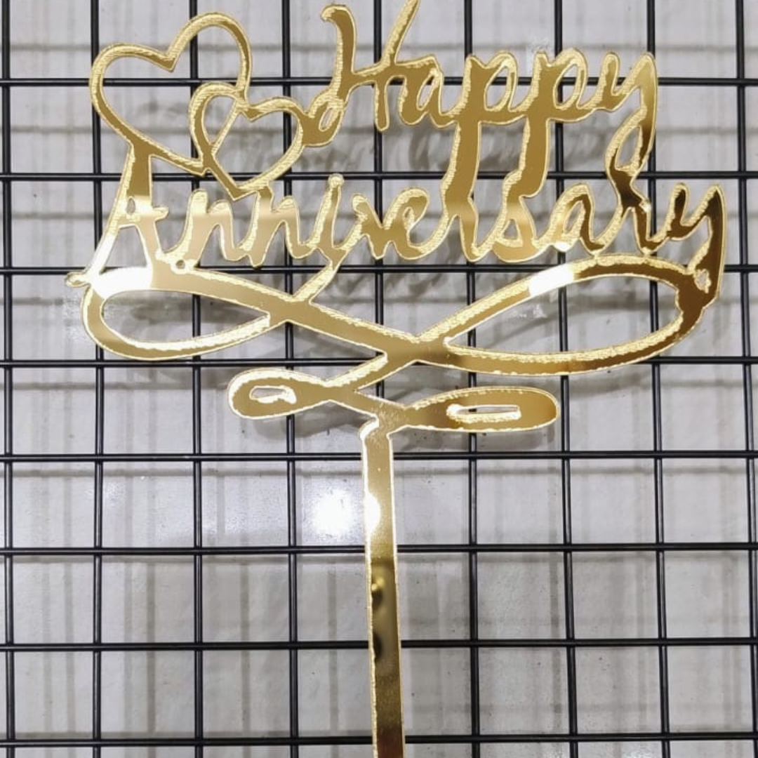 Acrylic Anivesary Toppers