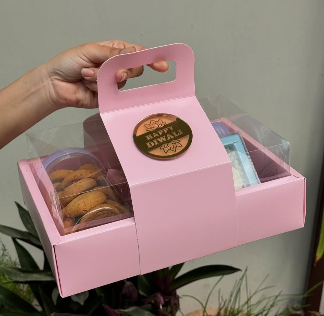 6 Brownie/ 12 Mini Handle Box for 6cc/ 6 Brownie 12 mini 10*7*4