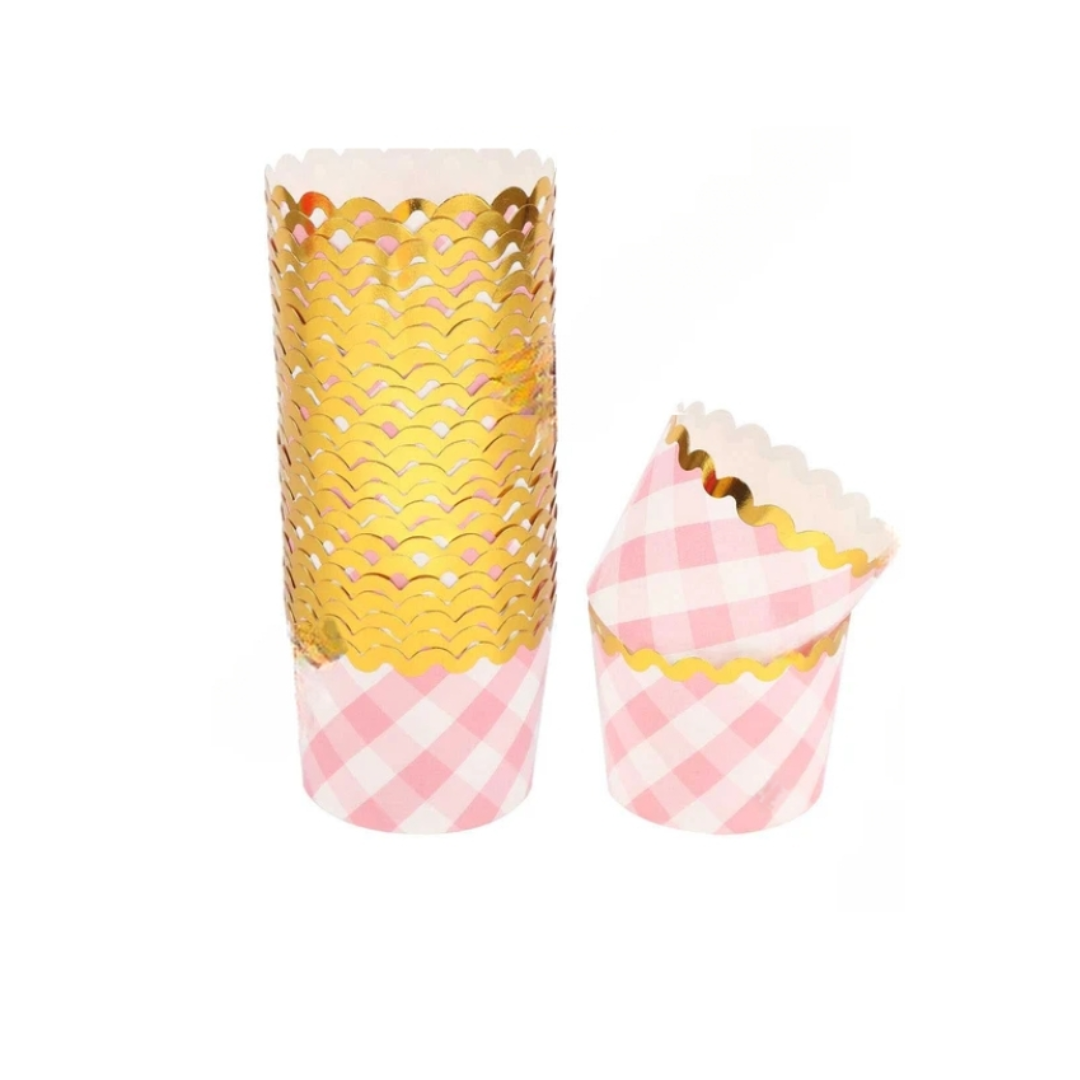 Gold Coated Muffins Cup big