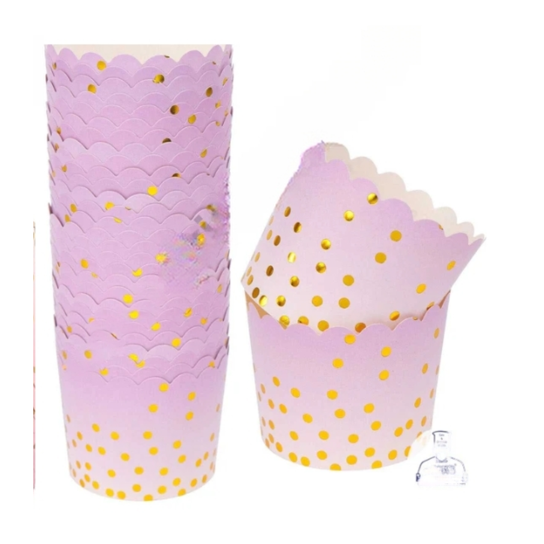 Gold Coated Muffins Cup big
