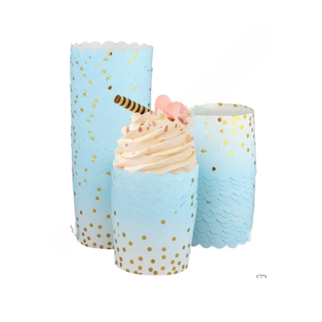 Gold Coated Muffins Cup big