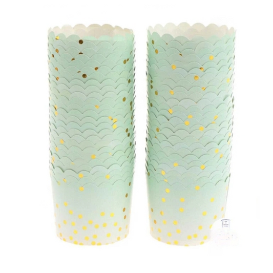 Gold Coated Muffins Cup small