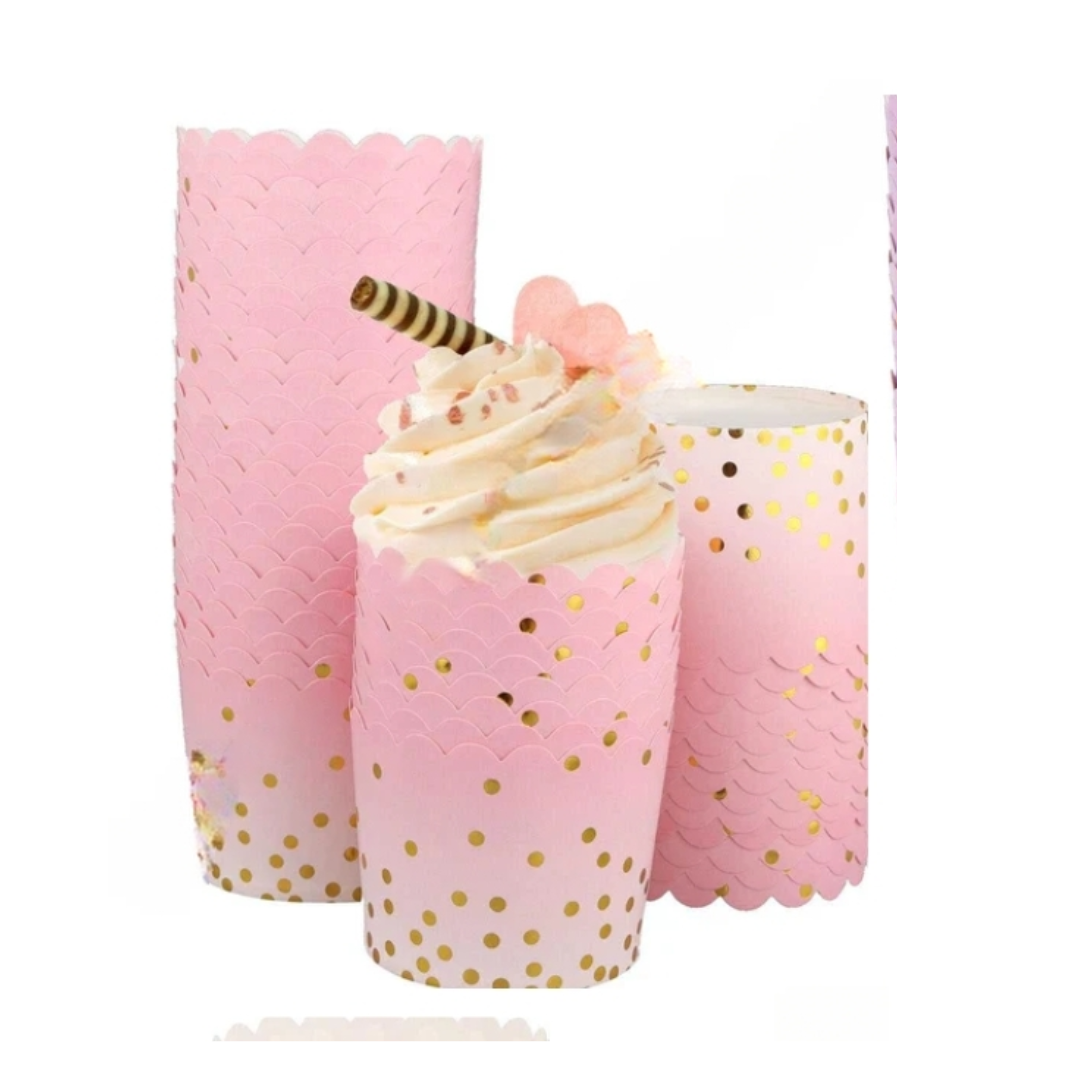 Gold Coated Muffins Cup big