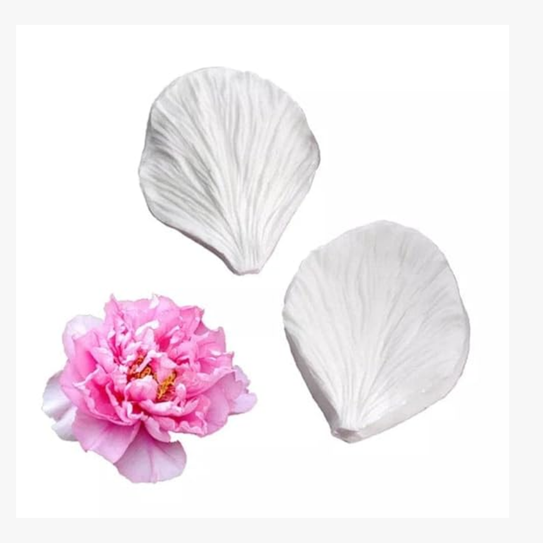 Large Peony Flower Petal Veiner Silicon Mold