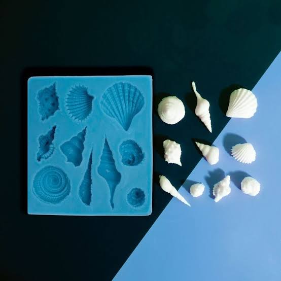 Marine Theme Small Fondant Mold Seashell