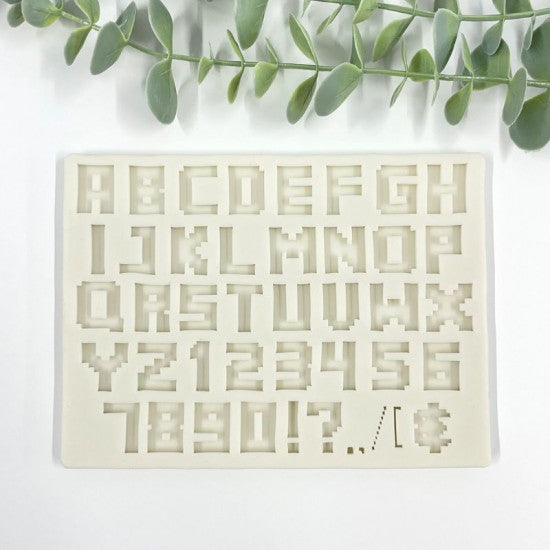 Silicon Alphabrt Shape Fondant Mold