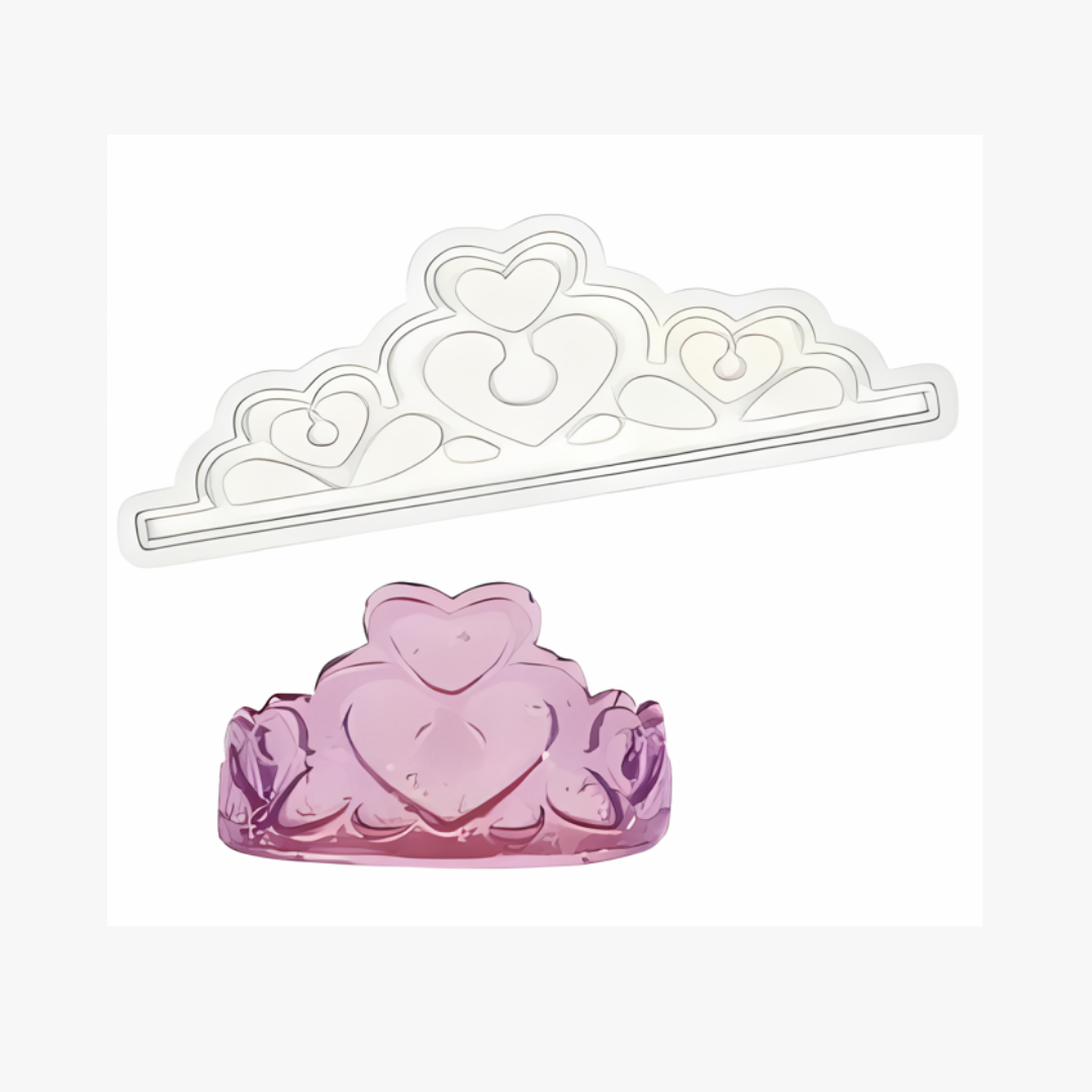 Tiara Crown Silicon Fondant Mould