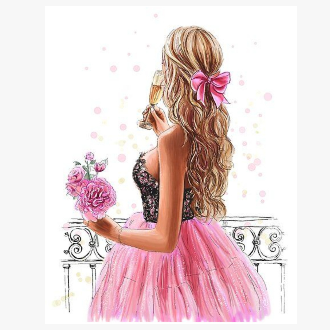 Girl with Flower