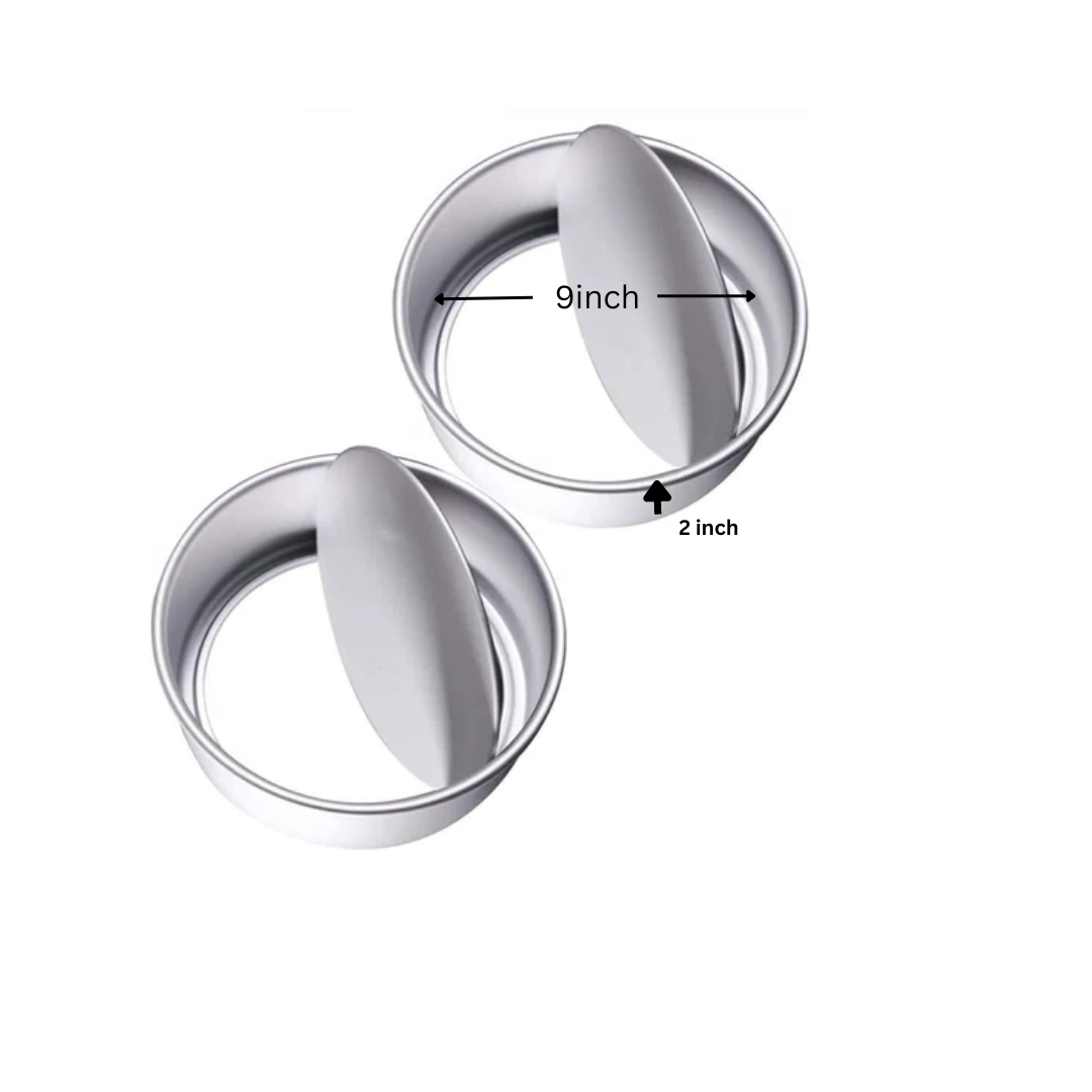 Aluminium round 9/2 inch Removable bottom