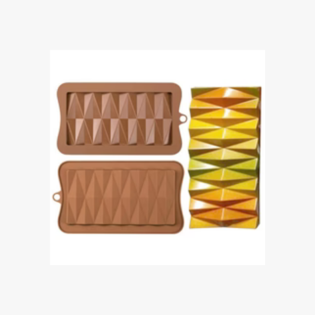 Silicon chocolate bar shape mould
