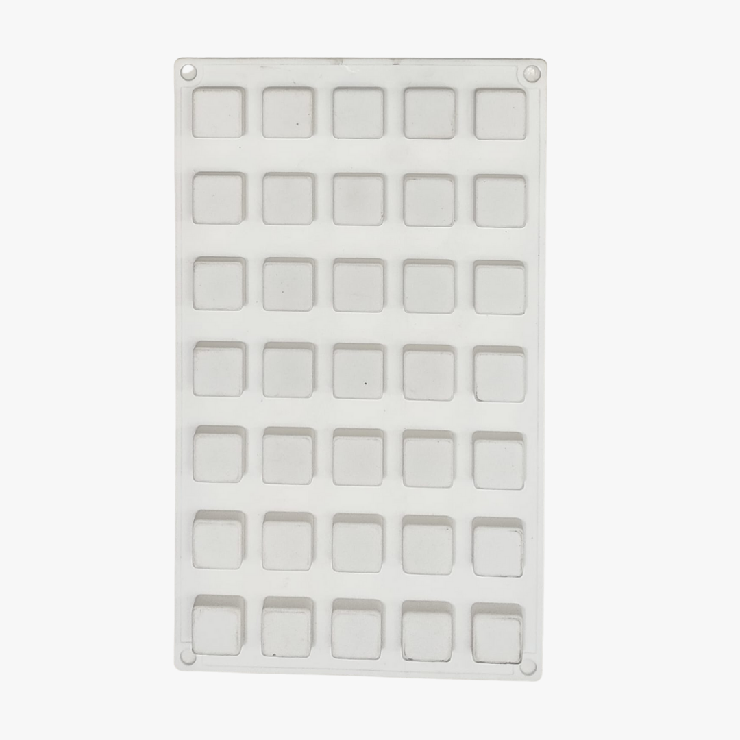 Silicon 35 cavity square shape chocolate mould