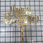 Acrylic  Birthday Toppers