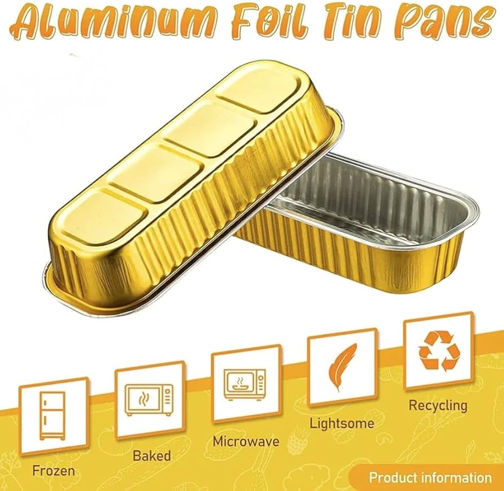 Foil rectangle 150 gm (25 pcs pack)