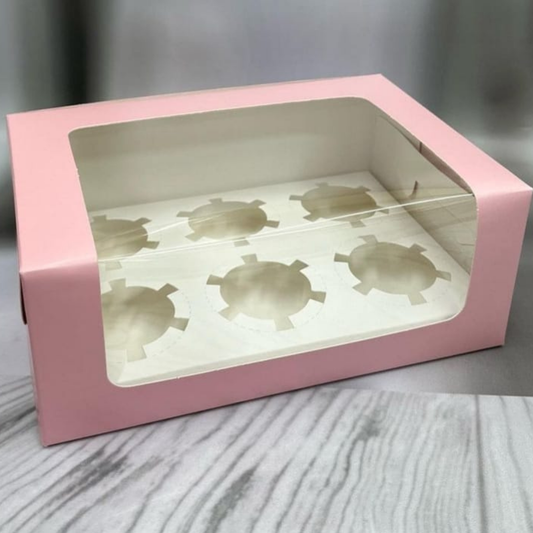 6 CUP CAKE BOX