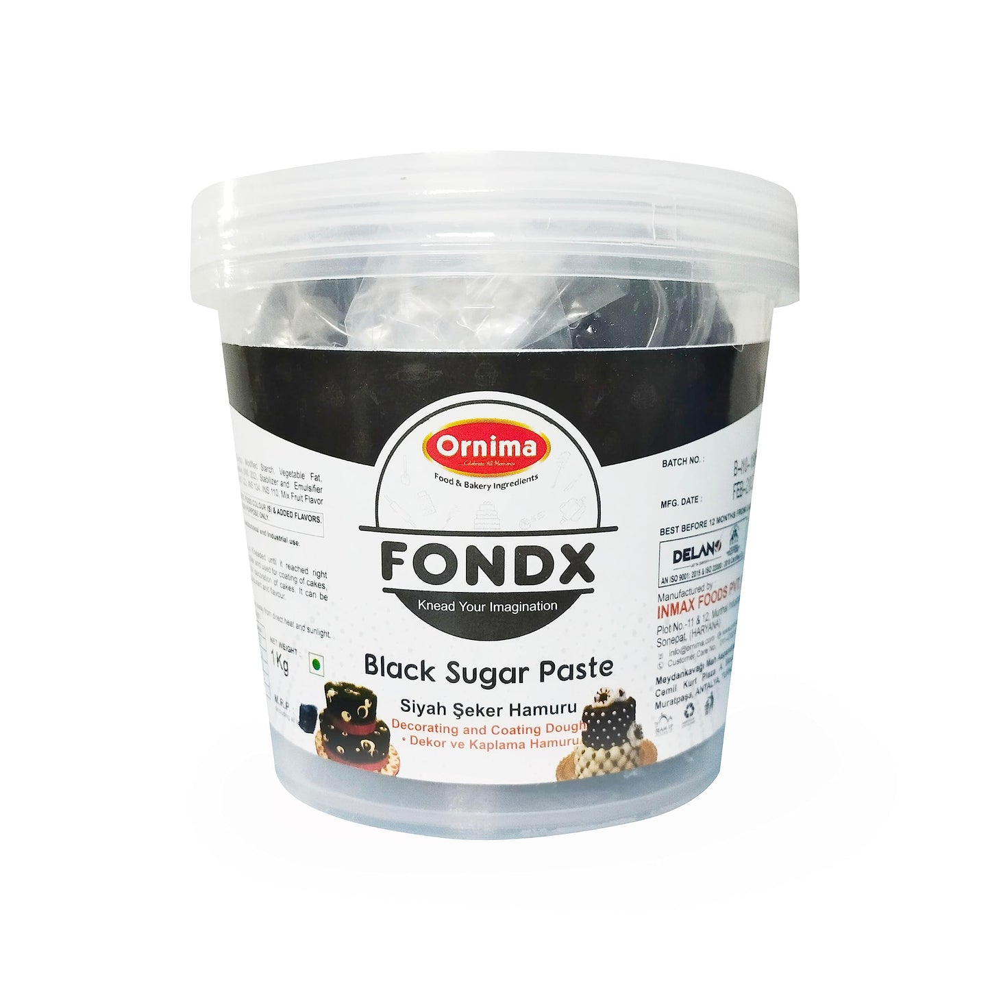 Black Fondant