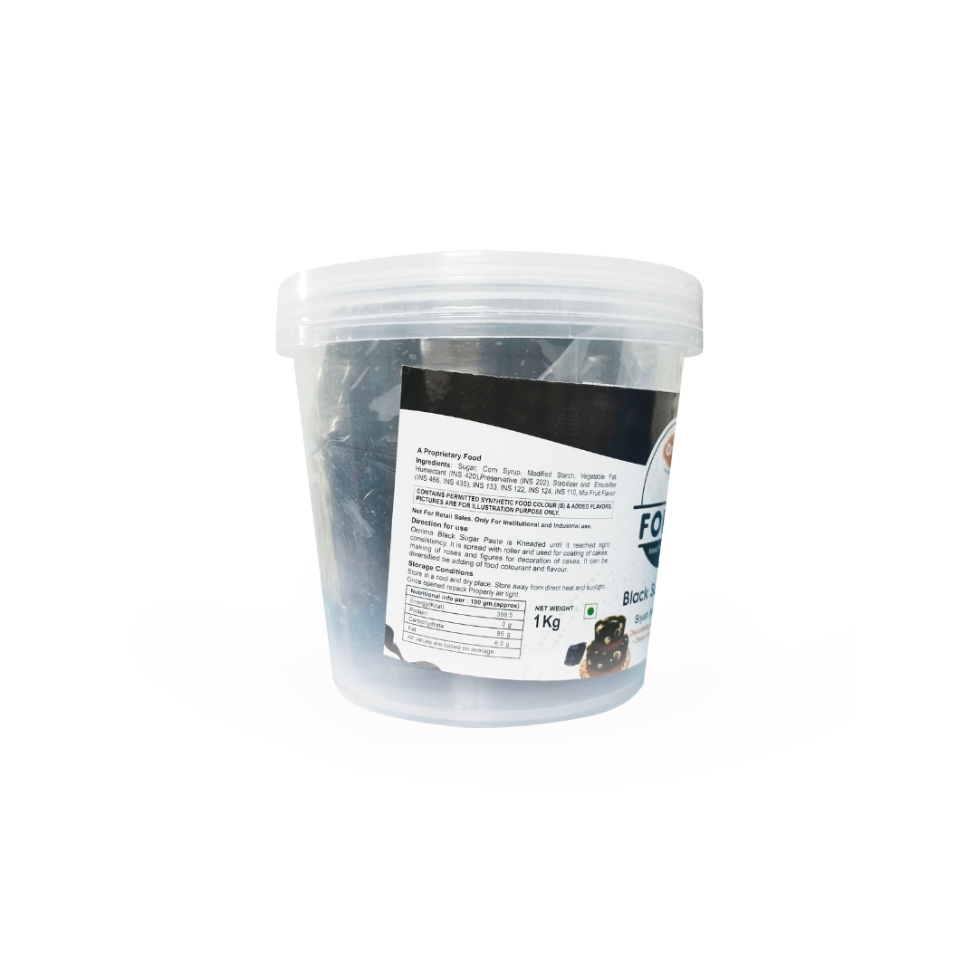 Black Fondant