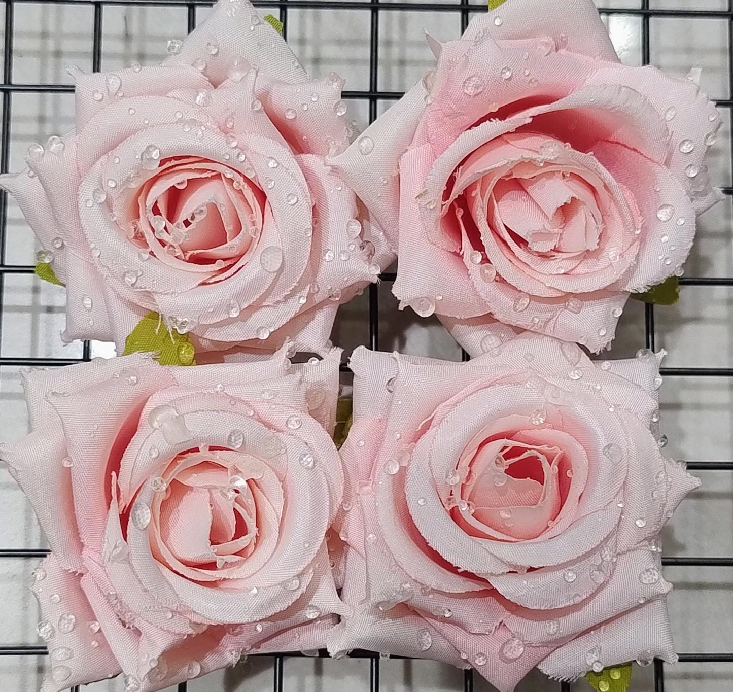 Flower Rose Pink With Droplets