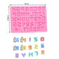 Silicon Alphabrt Shape Fondant Mold