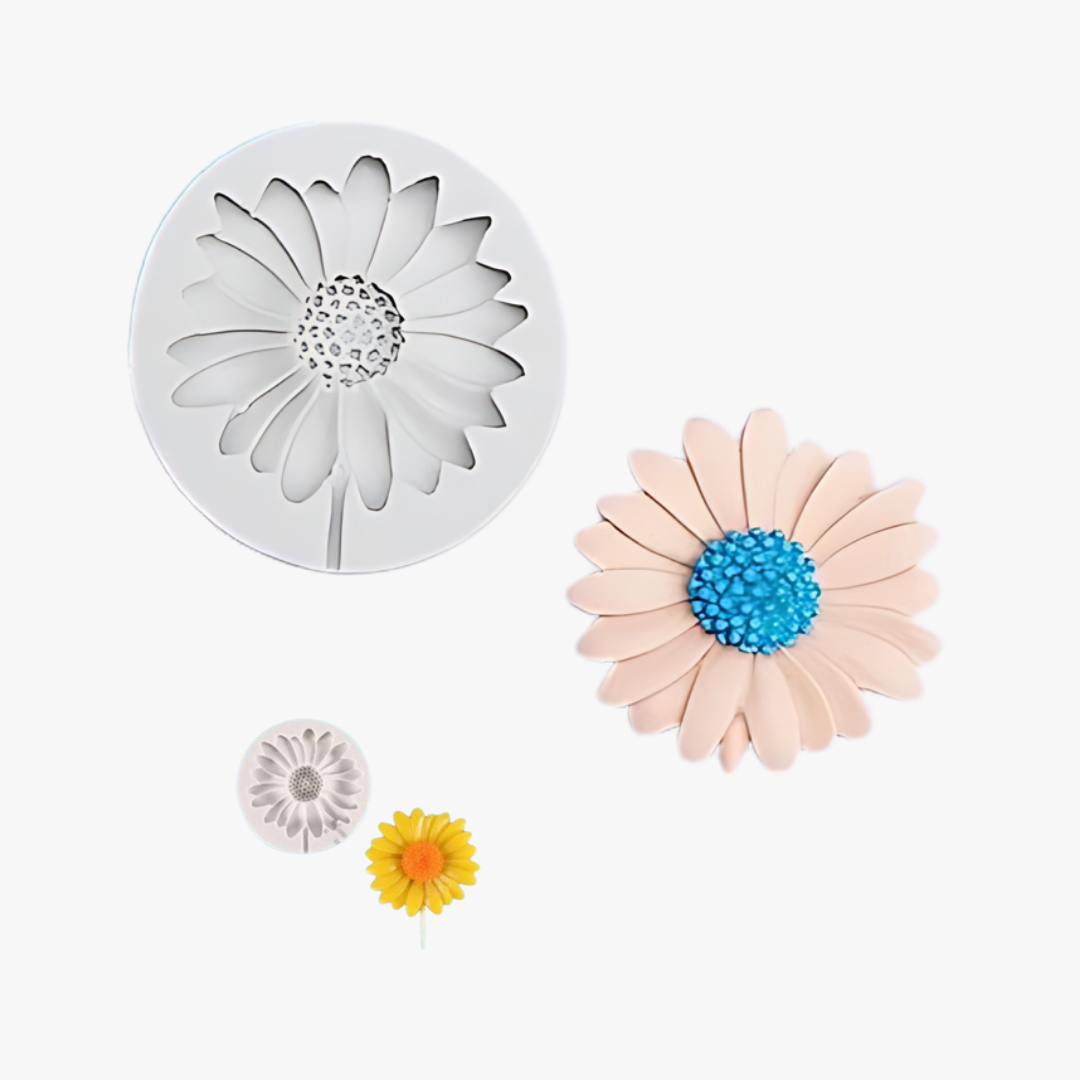 Sunflower fondant Silicon mold