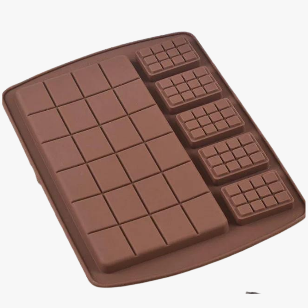 Silicon multibar shape chocolate mould