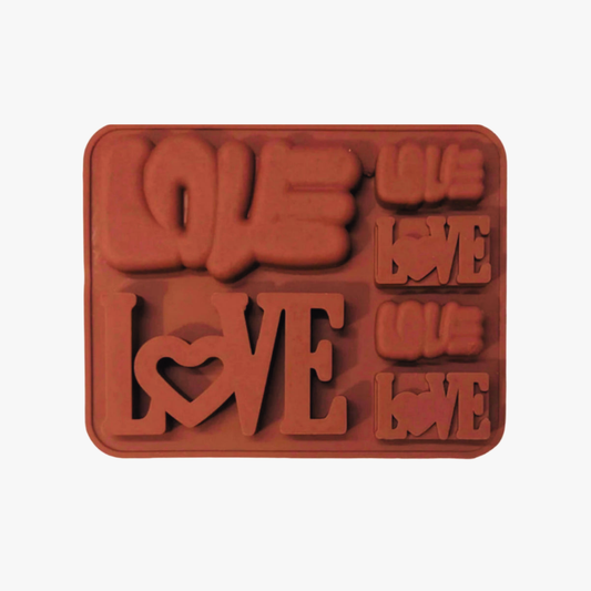 Silicon chocolate love shape mould