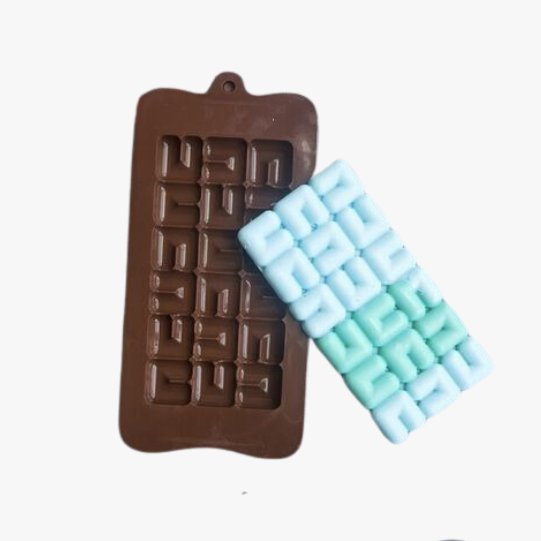 Silicon chocolate bar shape mould