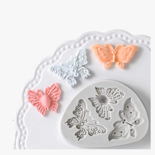 Silicon new 3d butterfly mould