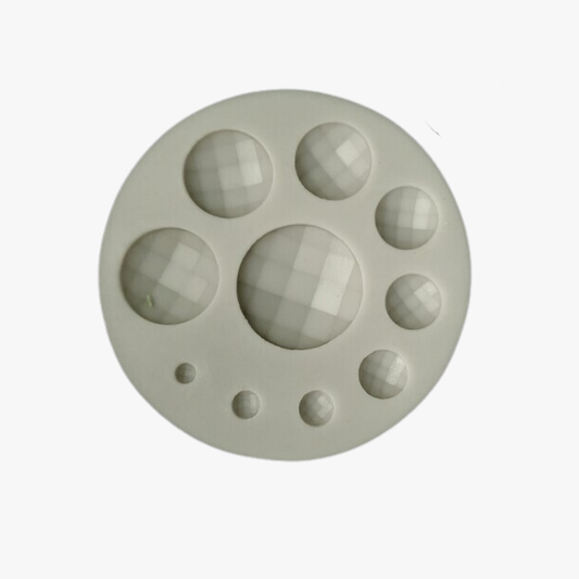 Silicon round balls shape fondant mould