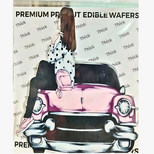 Sitted Girl on Car